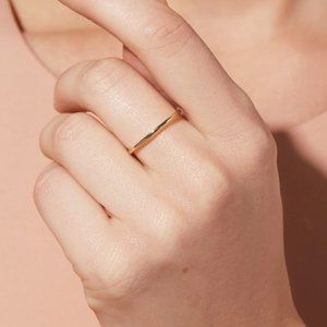 Ana Luisa Stephanie Band Ring - Size 7